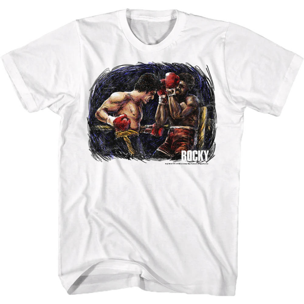 Balboa Creed Painting Rocky Tshirt